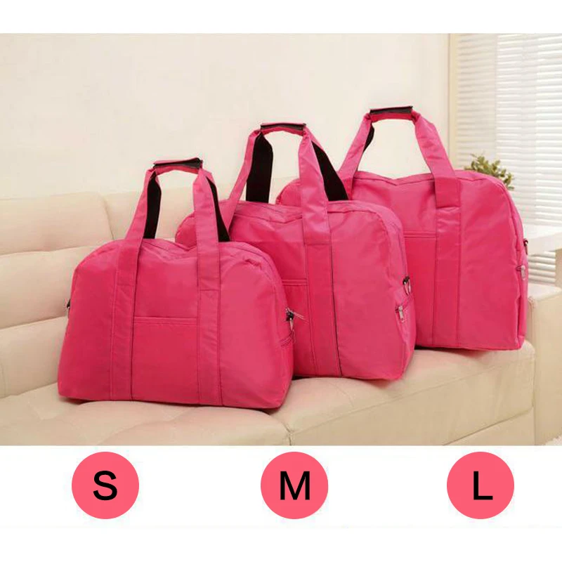 3 dimensioni di Grande Capacità Portatile Donne Borse Da Viaggio Bagaglio Impermeabile Duffle Bag Weekender 20% di SCONTO T304