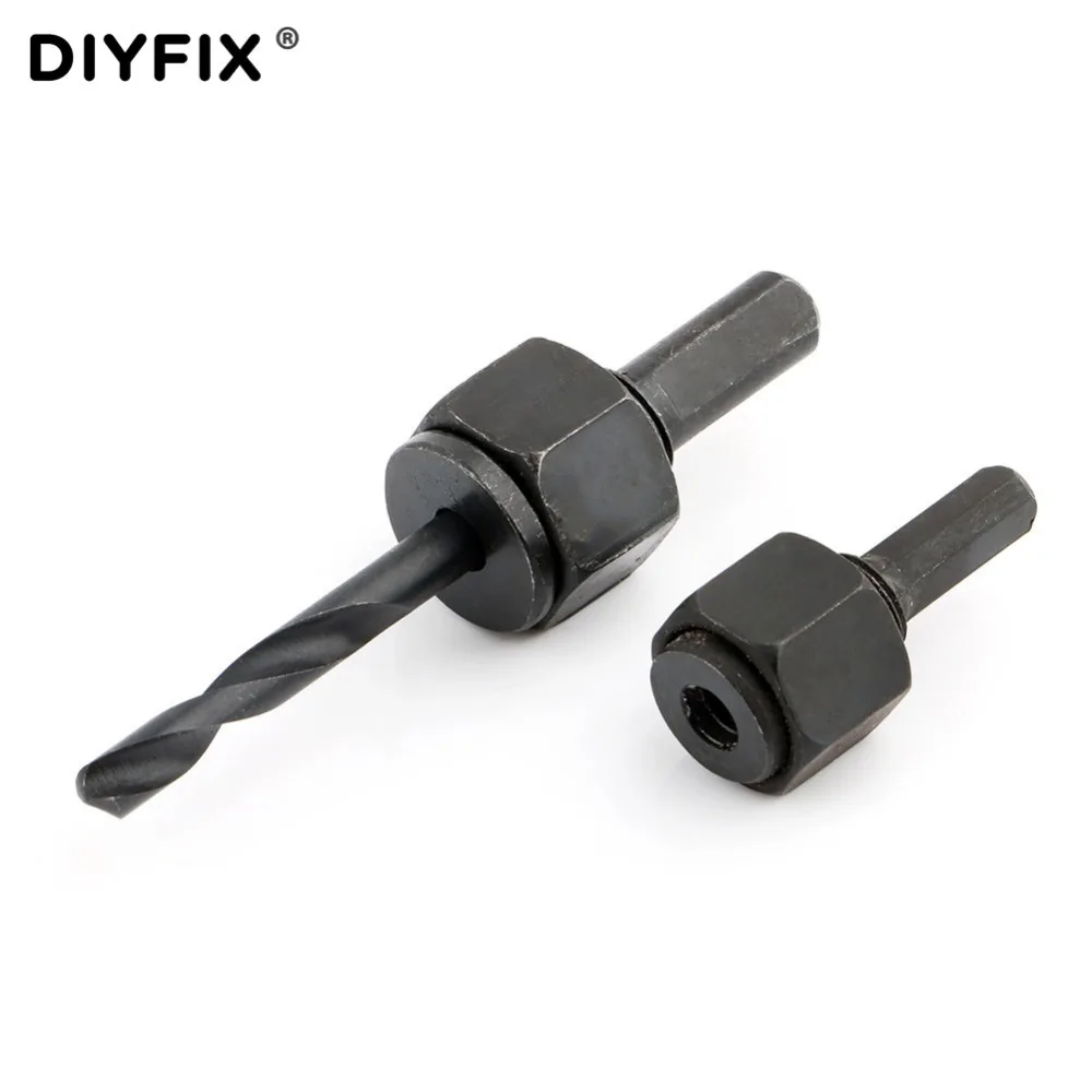 DIYFIX-Juego de brocas para cortar agujeros, cortador de Metal y madera, abridor de caja redonda Circular de 3/4 "-2 1/2", herramientas de bricolaje, 11 unidades
