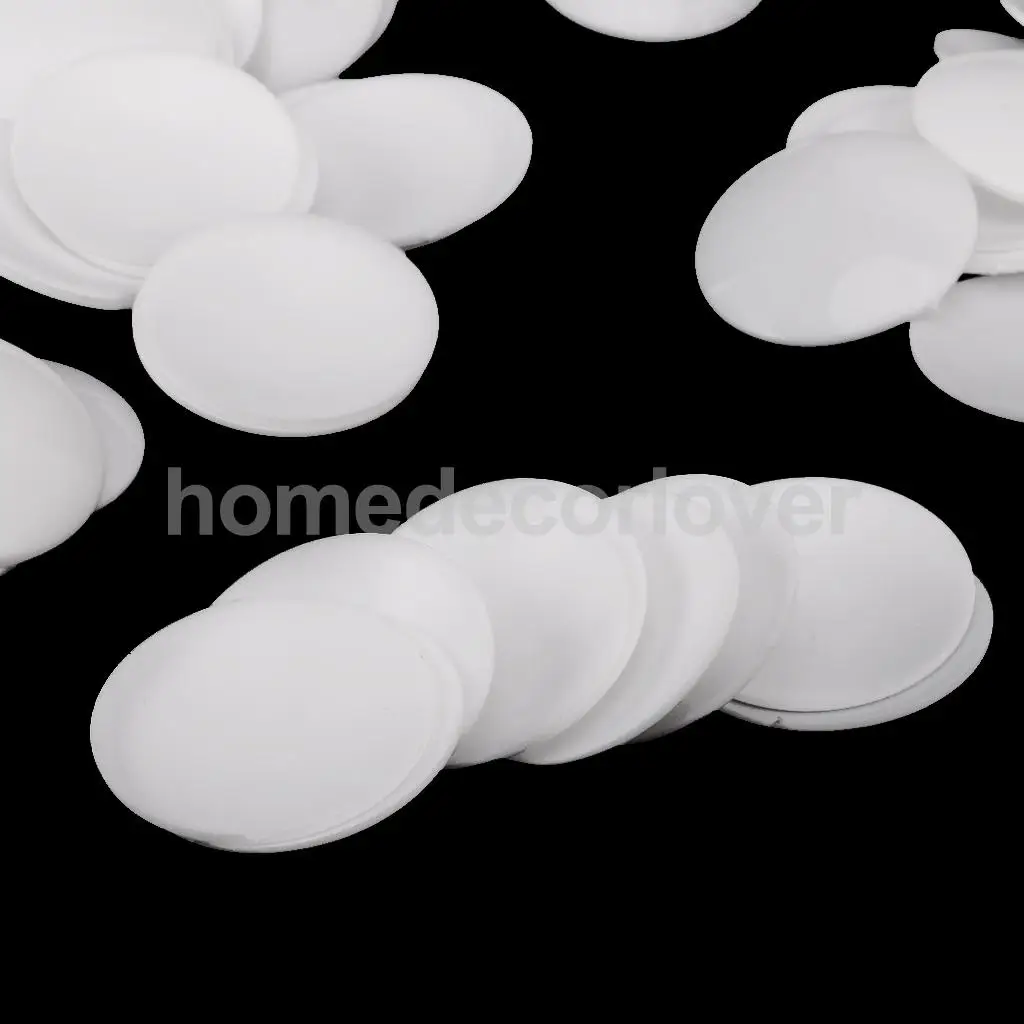 100pcs Plastic Round Buttons Base for DIY Fabric Cloth Buttons Patchwork Crafts 15/24/35mm