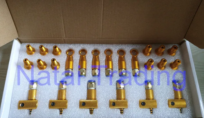 

common rail diesel injectors fuel return connector kits for Bosch and Denso