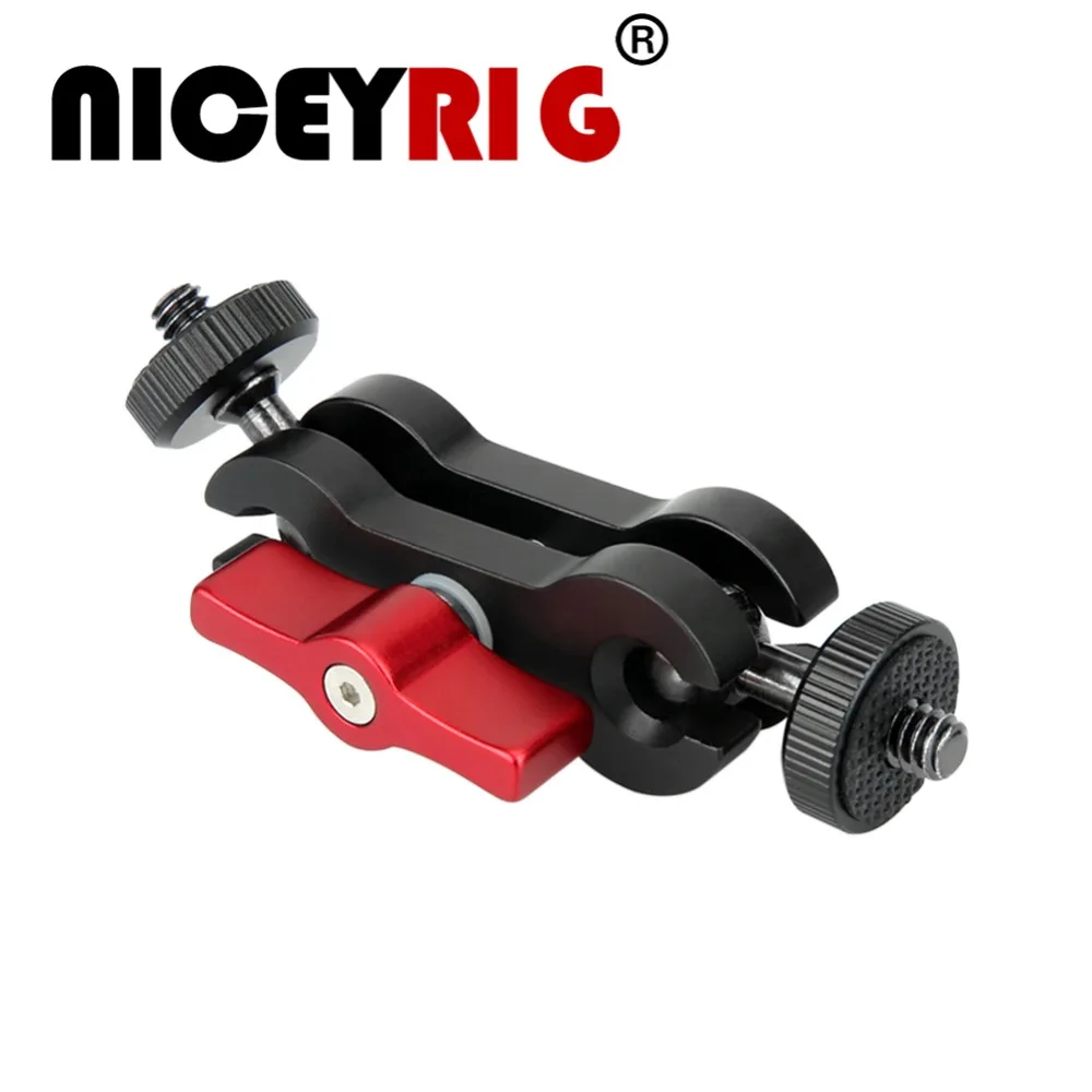 

NICEYRIG Magic Arm 1/4" Ball 360 Angle Adjustable Monitor Stand DSLR Camera Accessories Camera Rig EVF Support Viewfinder Mount