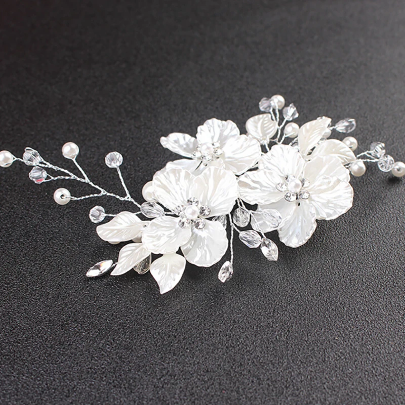 Crystal Pearl Flower Hair Clip - огляд і ціна Wedding Supply Store