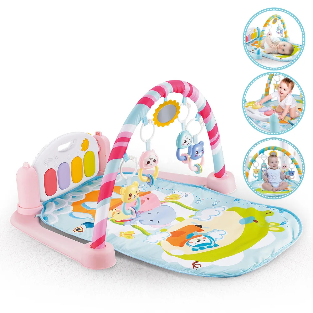 Baby Gym Playmat Toddler Musical Toys Baby Activity Mat Toys For 0-12 Months Baby Games Brinquedos Para Bebe Oyuncak Bebek