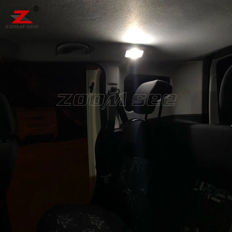 5pc x Perfect Canbus Error Free LED bulbs Interior Dome Reading lights lamp kit For Fiat for Fiorino (2007-2012)