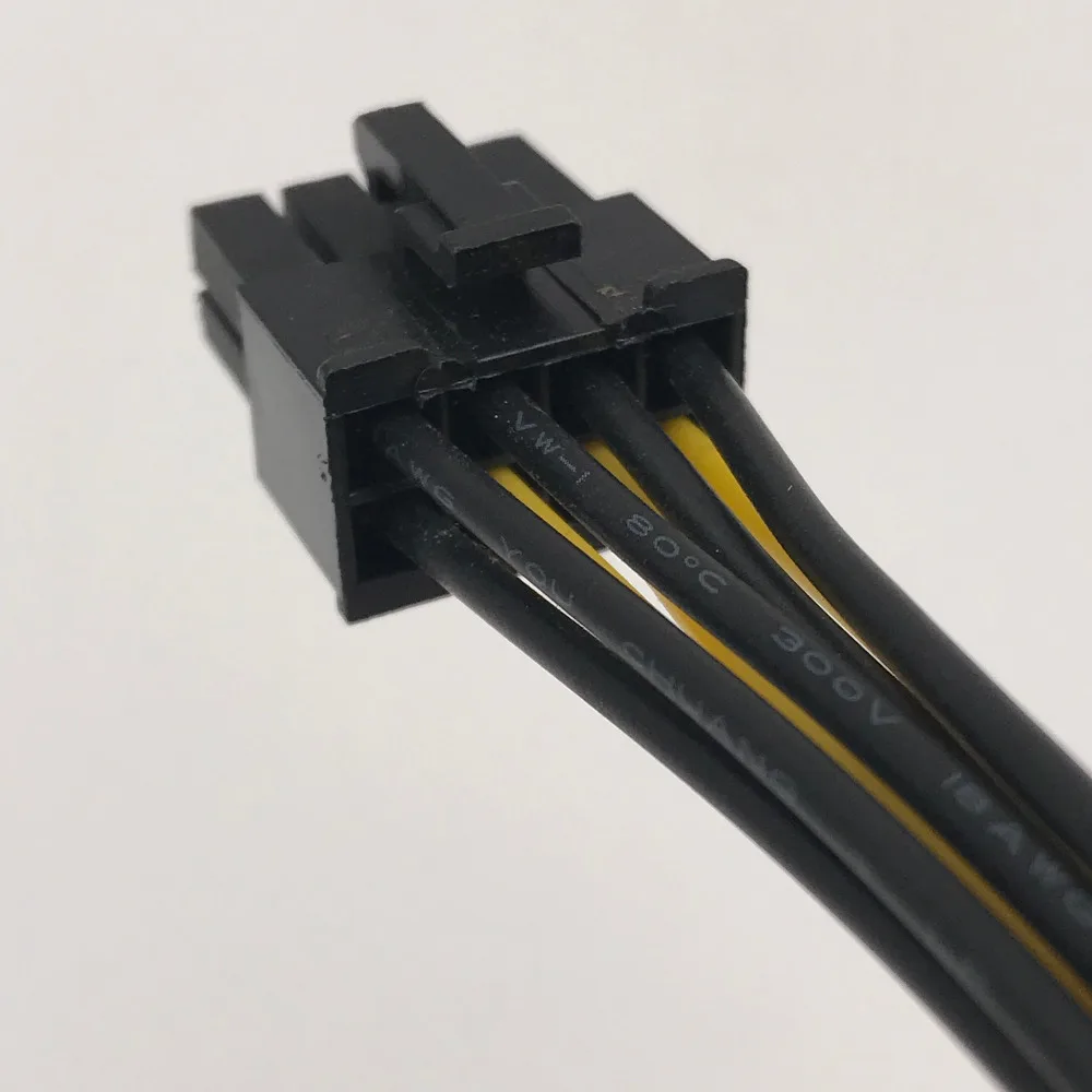 2 шт., двойной 4-контактный штекер-8-контактный разъем для видеокарты