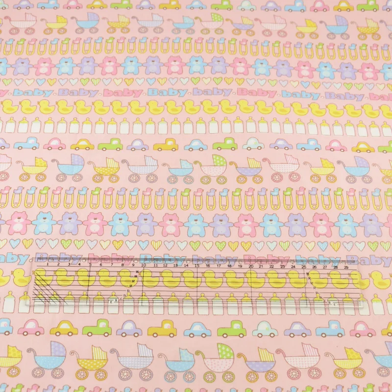 Loverly Baby Sets Design Quilting Patchwork Bedding Decoration Sewing Twill Scrapbooking Home Textile 100% Cotton Fabric Tela