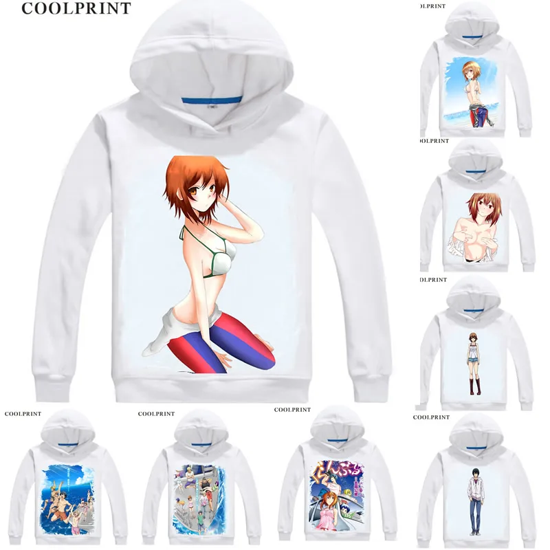 

COOLPRINT Grand Blue Guranburu Hoodies Hooded Hoodie Japanese Anime Grand Blue Dreaming Kotegawa Chisa Kitahara Iori Sweatshirts