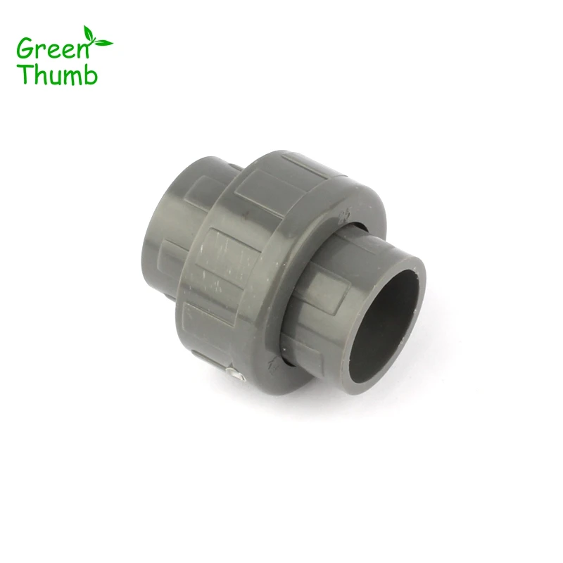 

2pcs Dia 25mm PVC Quick Connector Horticultural PVC Fittings Grey Water Pipe PVC Joints for Garden Irrigation