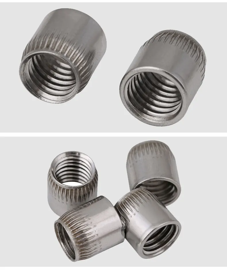 M6M8M10M12 304 Stainless steel conical nut, taper nut, knurled explosion expansion screw cap.