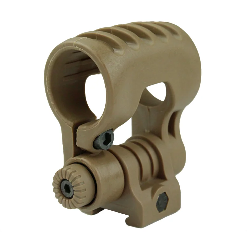 Soporte Linterna Airsoft VULPO BK – 25,4mm Ajustable Táctico - imagen 4
