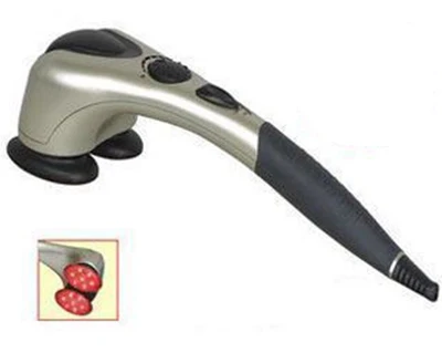 Electric Massager Hammer Dual Heads Full Body Massage Cervical Vertebra Leg Back Stress Pain Release Electronic Vibration