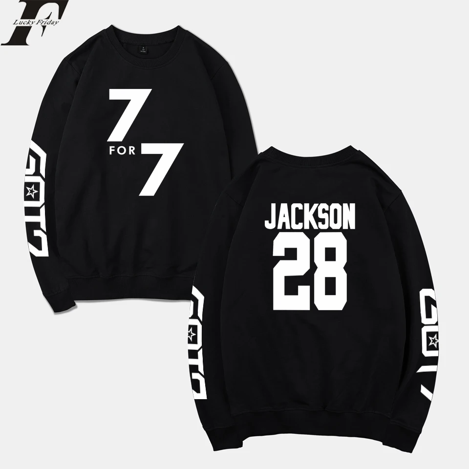 

GOT7 7FOR7 Kpop fashion women capless Sweatshirts men hoodies casual hip hop sport Long Sleeve o neck Sweatshirt pullover tops