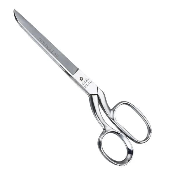 

full stainless steel 10 inch tailor scissors OEM factory wholesale dressmaker shear professional sewing scissors fabric cutting