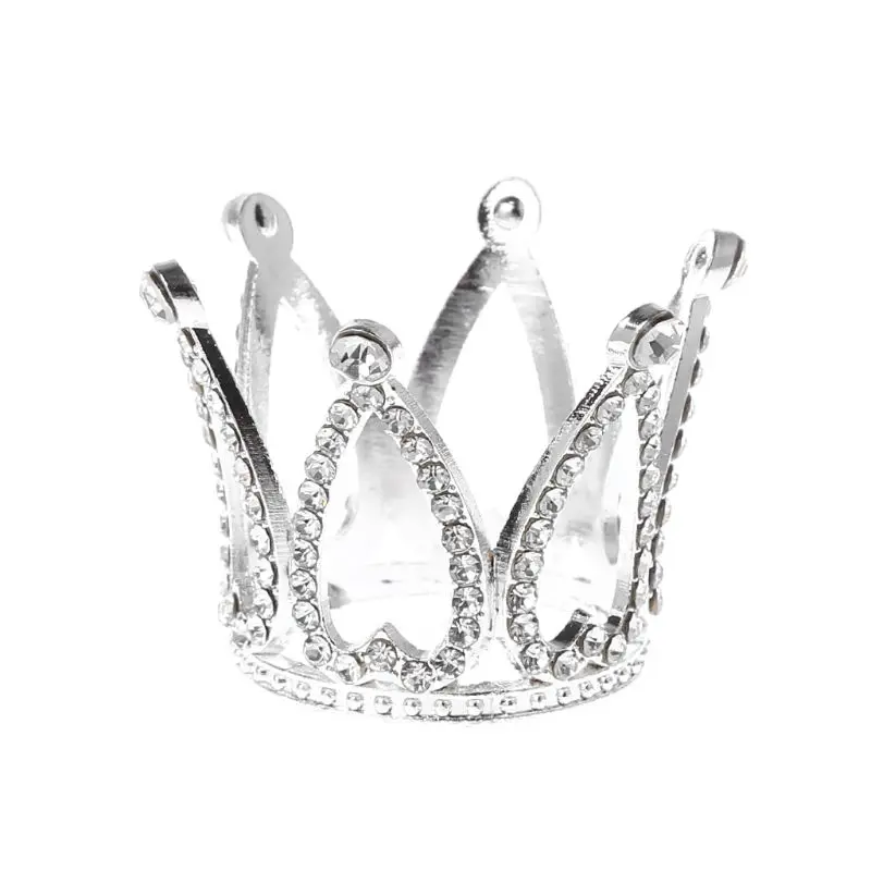 Corona de bebé para fotografía, accesorios para fotografía, diadema, anillo, Mini decoración para niñas recién nacidas, Princesa, Tiara para fiesta de cumpleaños conmemorativa