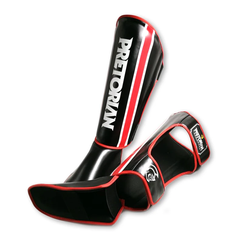 Profession 5 Colors Pretorian Shinguards Greaves Instep Mma Foot Muay Thai Twins Fighting Men Mma Shin Guard for Training