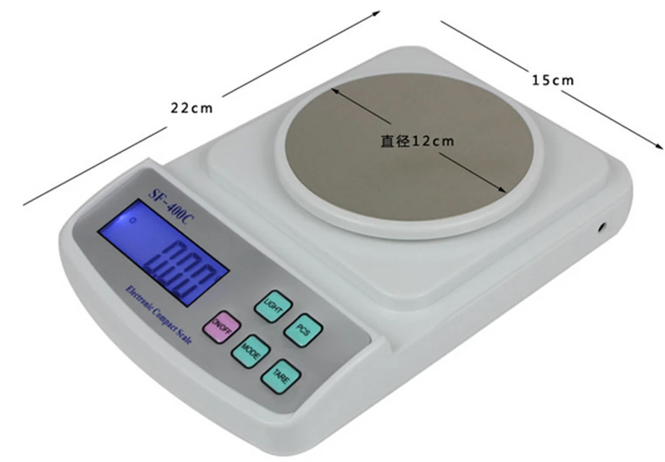 NEW SF-400C 500g/0.01g high precision weight Digital pocket electronic balance jewelry chinese medicine scale