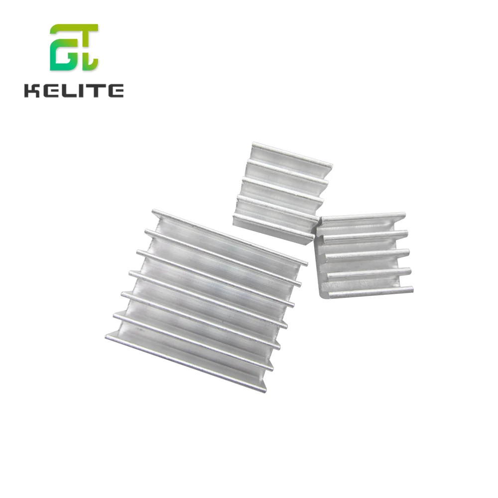 3pcs + Adhesive Raspberry Pi Heatsink Cooler Pure Aluminum Heat Sink Set Kit Radiator For Cooling Raspberry Pi 2 B HAILANGNIAO