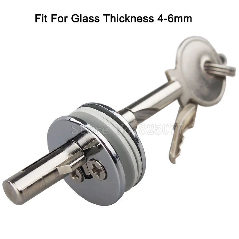 10PCS All Keyed Alike Sliding Glass Showcase Lock Suits Display Cabinet Lock Glass Door Lock JF1387