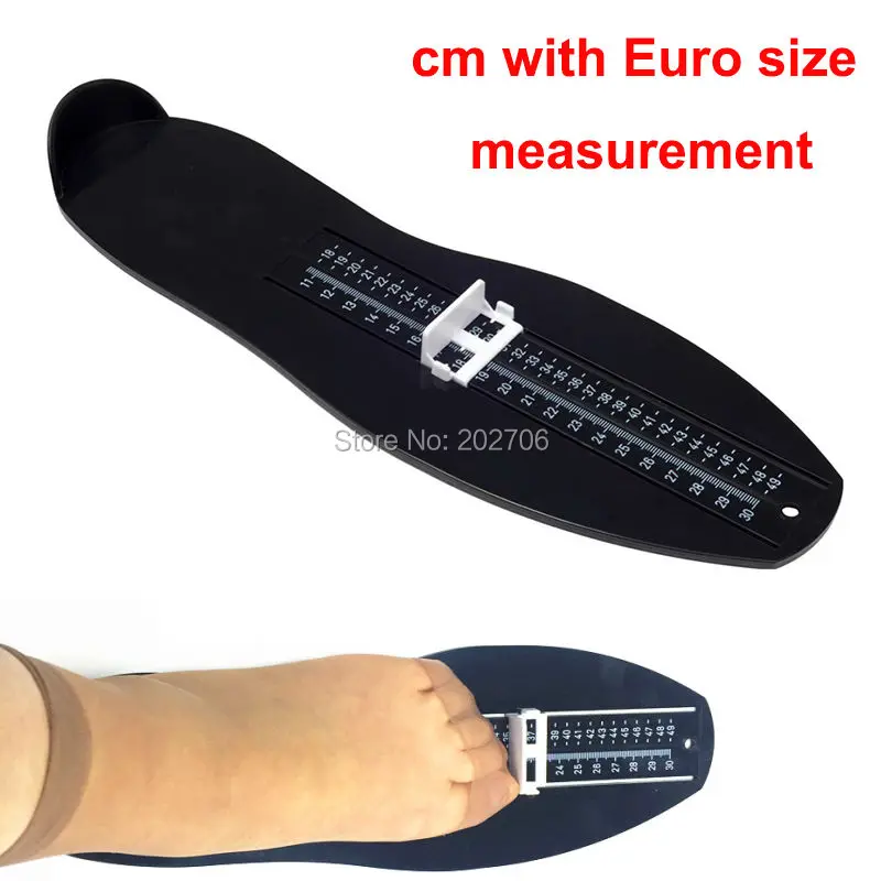 Calibrador de medición de pie para niños y adultos, herramienta de medición de calzado, calculadora de tamaño de zapato, tamaño europeo, americano,