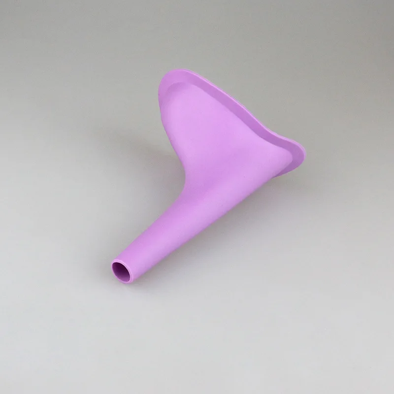 New Desing Women Urinal Outdoor Travel Camping Portable Female Urinal Soft Silicone Urination Device Stand Up & Pee