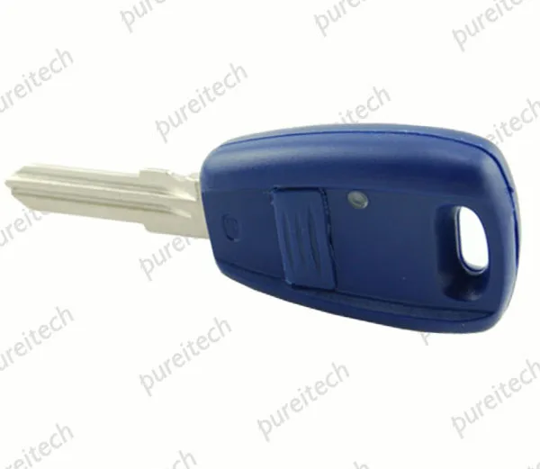 PREISEI 20pieces/lot Blue Remote Key Fobs For Fiat Car Key Covers Replacements with GT15R blade