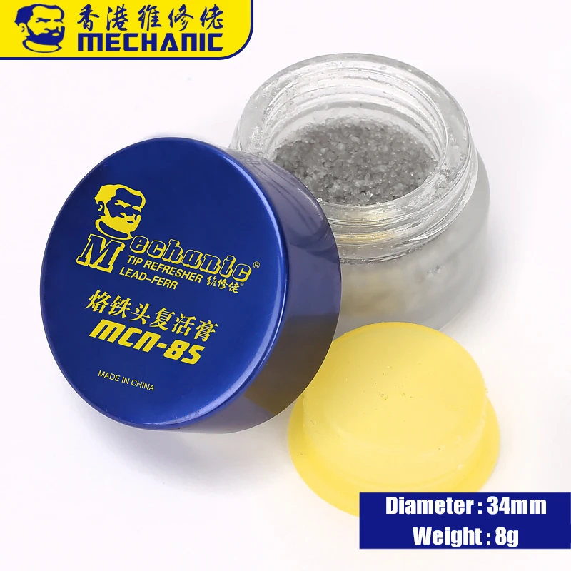 MECHANIC Soldering Tip Refresher Clean Paste for Oxide Solder Iron Tip Head Resurrection Cream Soldering Accessory