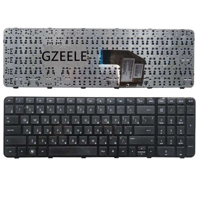 

GZEELE Russian Laptop keyboard FOR HP Pavilion 681800-251 673613-251 699497-251 700271-251 AER36701310 SG-55120-XAA RU NEW Frame