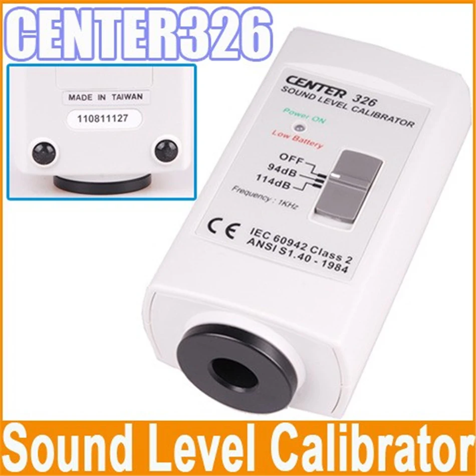 

Calibrator for Sound Level Meter CENTER326