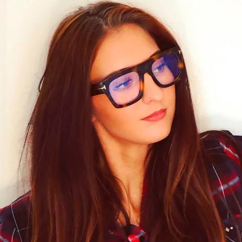 Imagen 2 del producto Gafas de lectura cuadradas a la moda, gafas ópticas para hombre, nuevas gafas Vintage Tom 2019, gafas de diseño de marca para mujer, gafas con lentes transparentes UV400