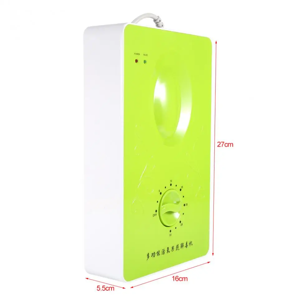 400mg/h Desktop Multifuctional 400Mg/H Kitchen Ozone Water Genrator Fruit Vegetable Cleaning Device Ozonator