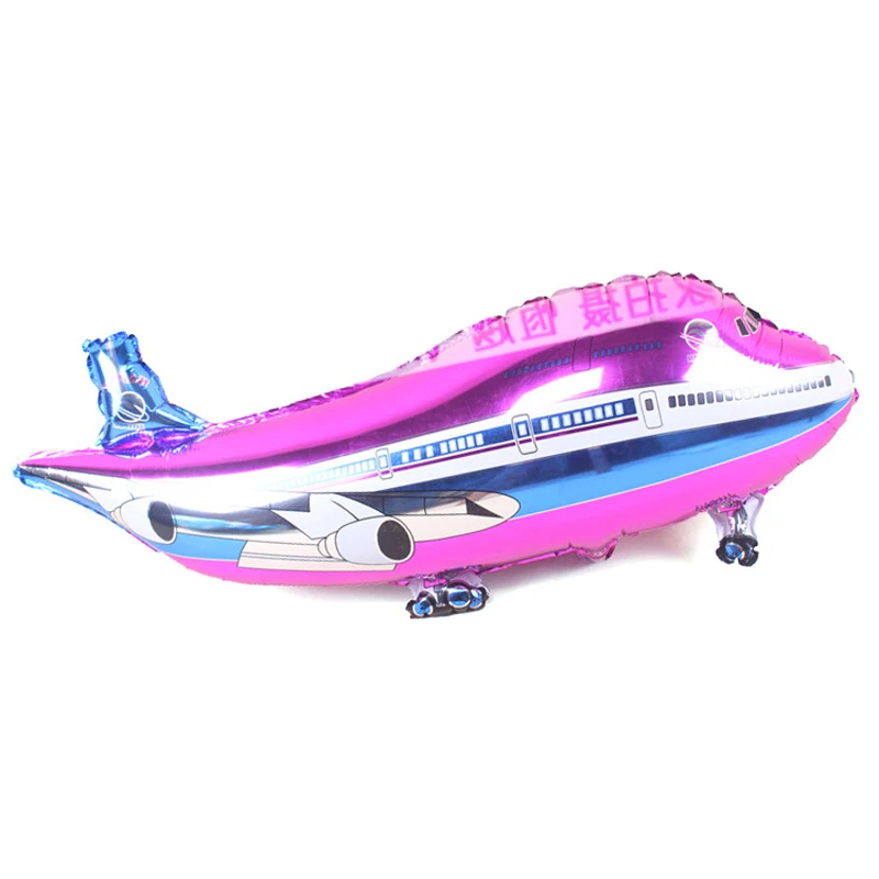 82*42cm Large Plane Foil Balloons Cartoon Birthday Wedding Decoration Globos Party Inflatable Air Ballons for kids gift