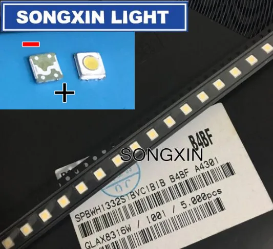 Wholesale 200PCS Samsung LED TV Backlight SMD 1W 3537 3535 SMD LED Cool White 3V 300ma For Samsung TV Repair