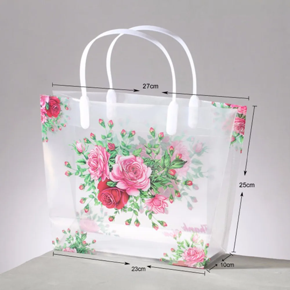 

(100pcs/lot) high quality waterproof transparent PVC cosmetic bag for gift shopping