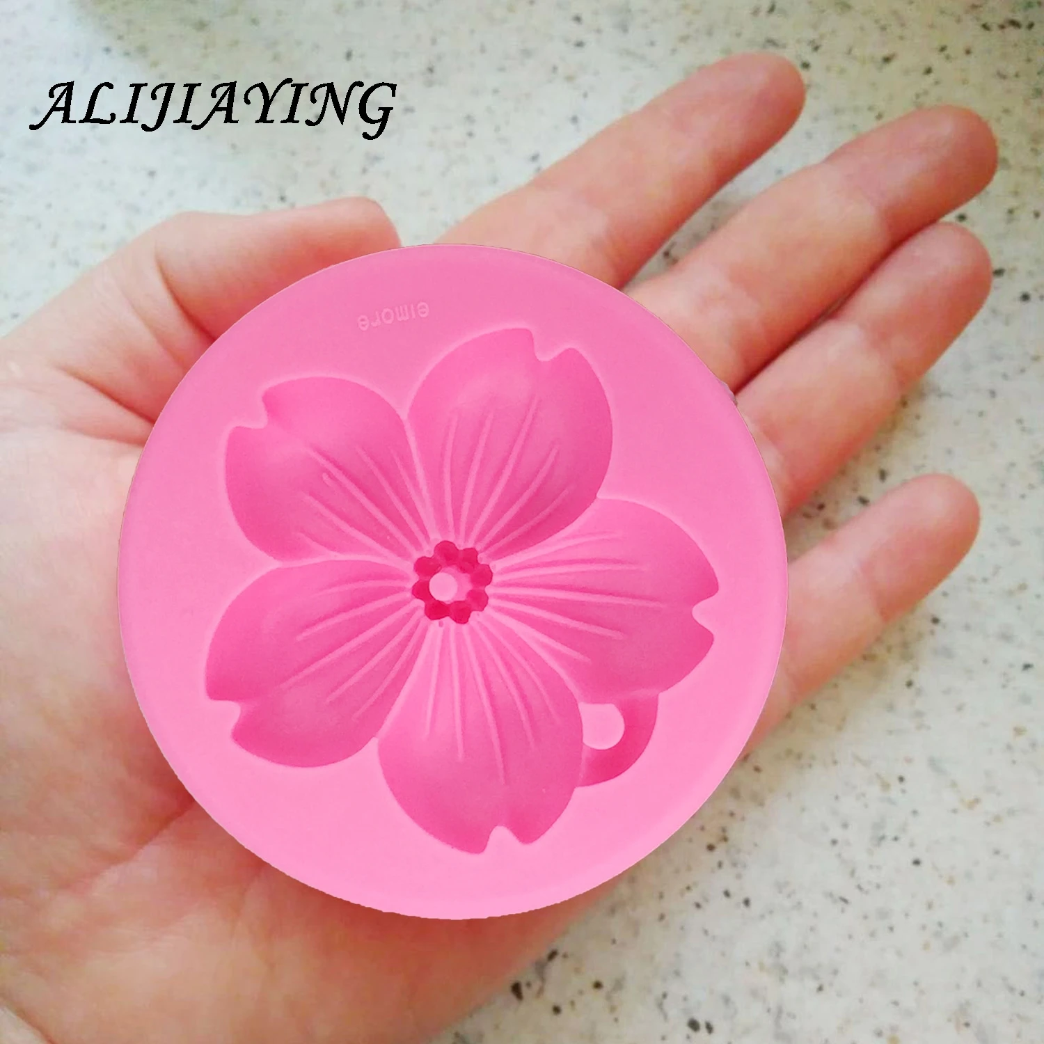 1Pcs DIY Beautiful flower Silicone Mold Fondant Cake Decorating Tools Sugar cake stencil Soap Mold D1291