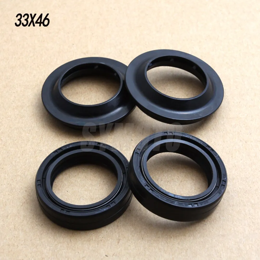 33X46X 33*46 Motorcycle Front Fork Damper oil seal Dust cover For TLR200 XL200R CB350G CB350K CB360 CM450A/E CX500 KZ305