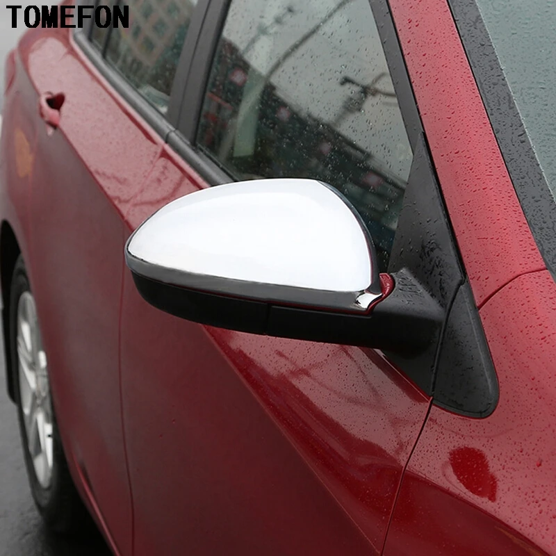 TOMEFON 2pcs For Chevrolet CAVALIER 2017 New ABS Chrome Rearview Mirror Case Side Mirror Chrome Cover