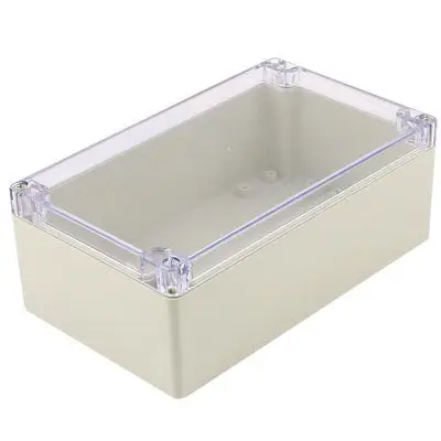 200x120x75mm Plastic Water Slip Transparant Junction Box Case