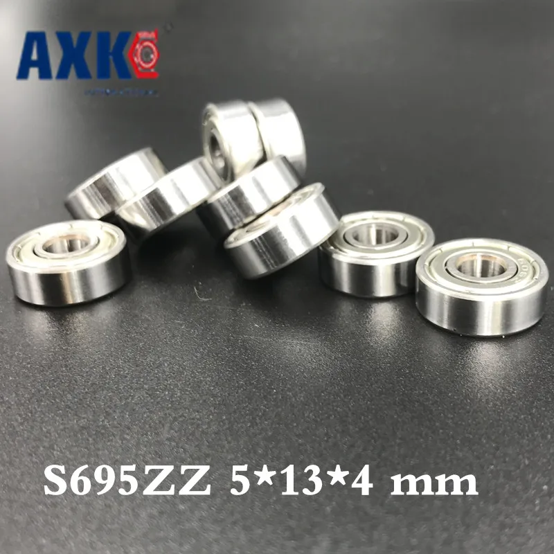 2023 Real Rolamentos 500pcs Free Shipping Sus440c Environmental Corrosion Resistant Deep Groove Ball Bearings S695zz 5*13*4 Mm