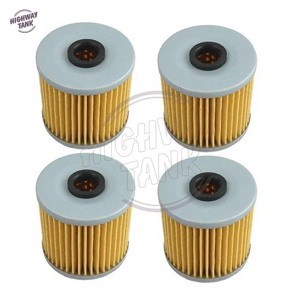 4 Pcs Motorcycle Oil Filter case for Kawasaki KZ250 KL650 KLF250 KLF300 KLR650 KLX650R KZ200