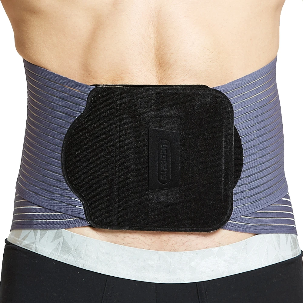 Udoarts Back Support Belt Lumbar Brace Back Brace Waist Support With Removable Double Pull Strap, Pads And Steel Splints