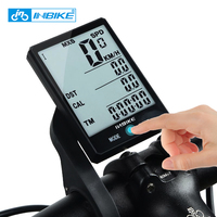 INBIKE Mountain Bicycle Computer 2.8 Inch Large Screen Bike Digital Speedometer Waterproof Wireless Cycling Measurable Stopwatch