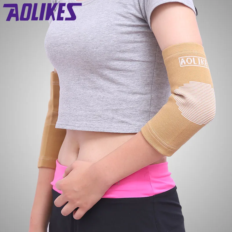 1pcs Elastic Elbow Support Nylon Tennis Basketball Arthritis Epicondylitis Pain Brace Gym Sport Elbow Protectors