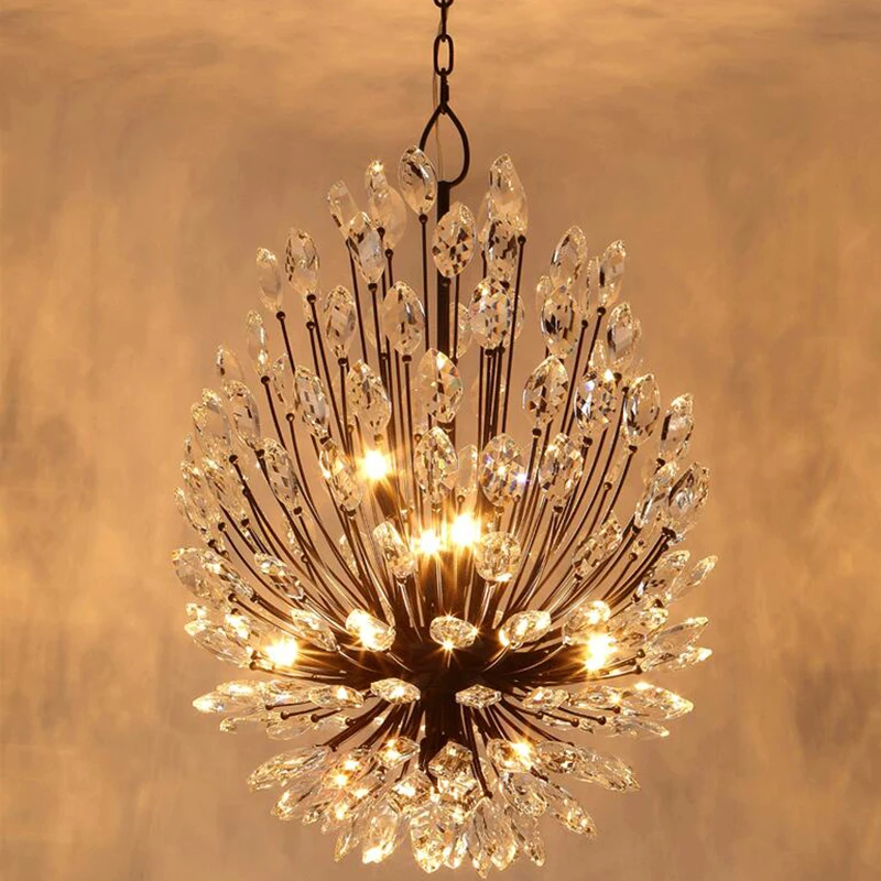 

New modern crystal chandeliers lights LED luxury crystal chandeliers lamps for dinning room living room lighting