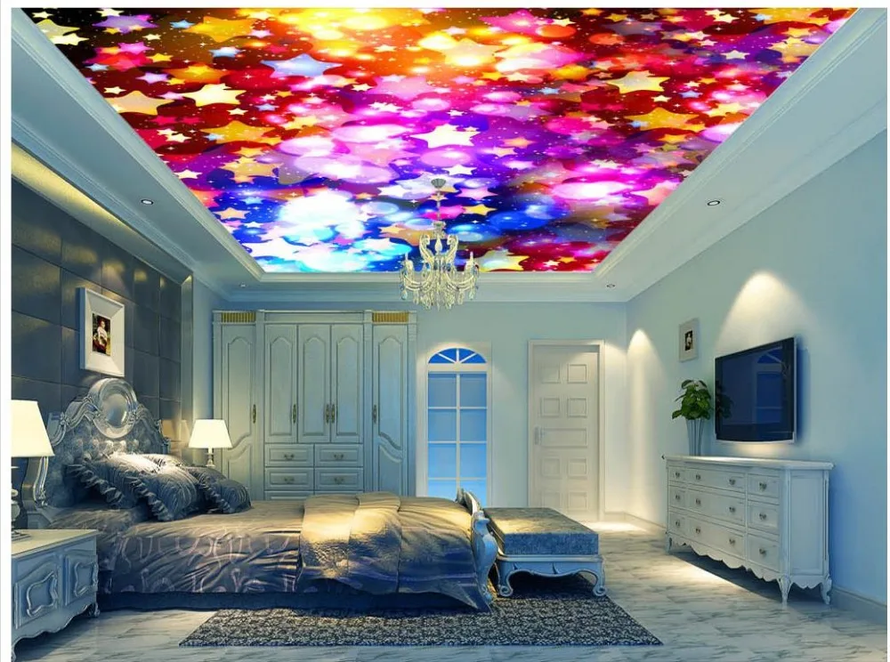 Photo wallpaper custom wallpaper ceilings Cartoon ceiling wall painting 3d mural paintings Home Decoration