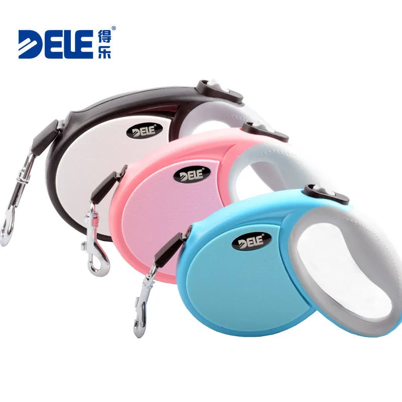 

DELE Retractable Dog Leash 3M 4M 5M 7M Dog Walking Lead Automatic Leashes For Pitbull Bulldog Big Large Dog Dropshipping