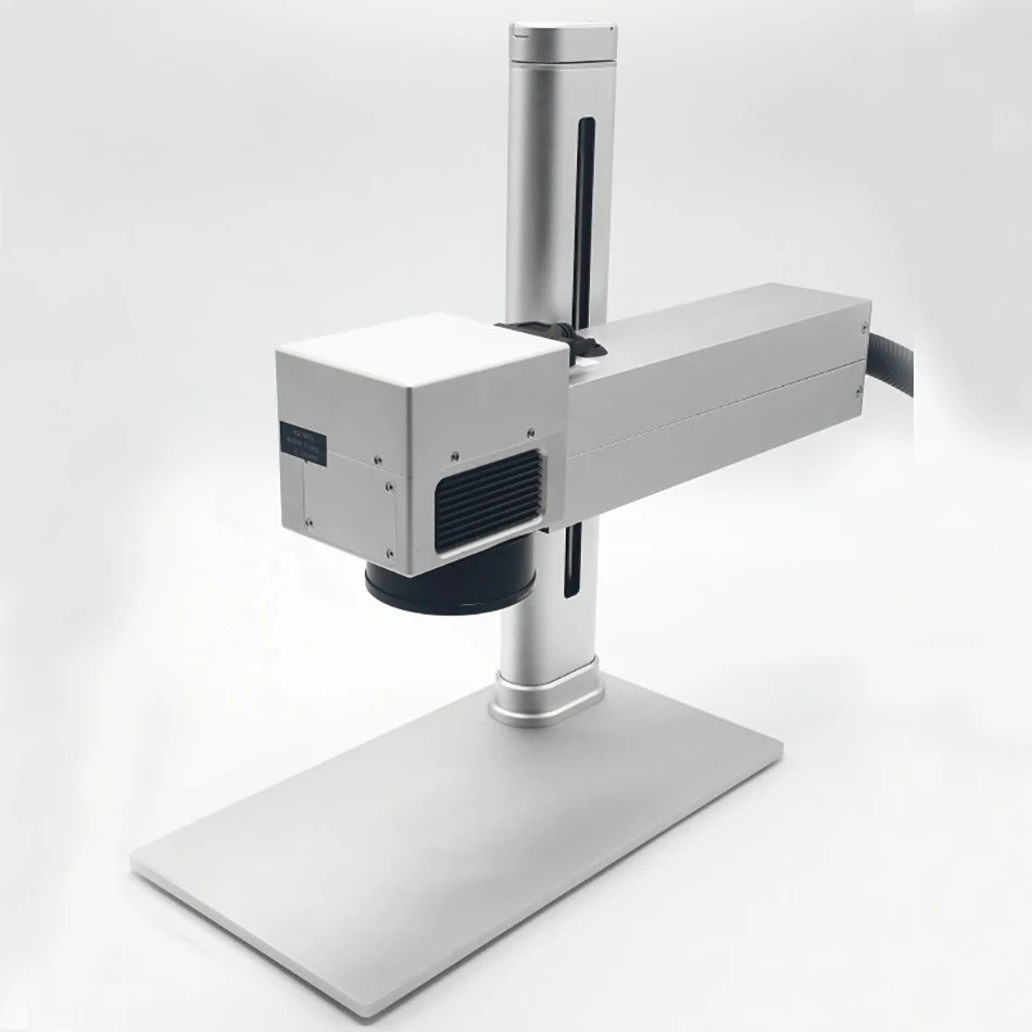Mini 1064mn 30KW Split Laser Marking Engraving Machine Metal Plastic Nameplate Carving Machine