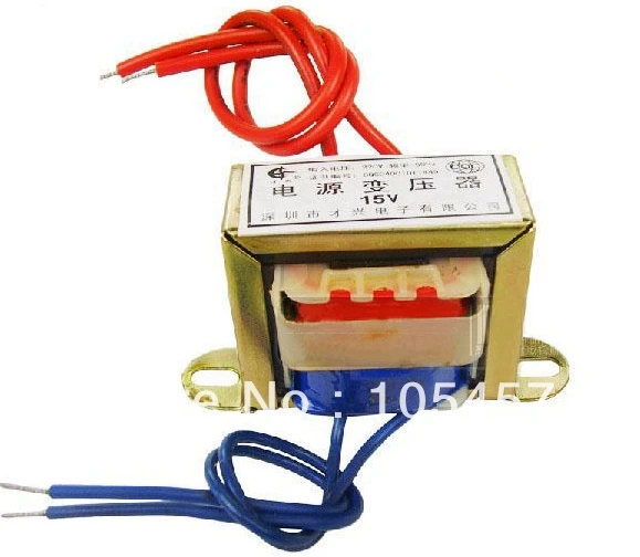 3W EI Ferrite Core Input 220V 50Hz Vertical Mount Electric Power Transformer Output Voltage