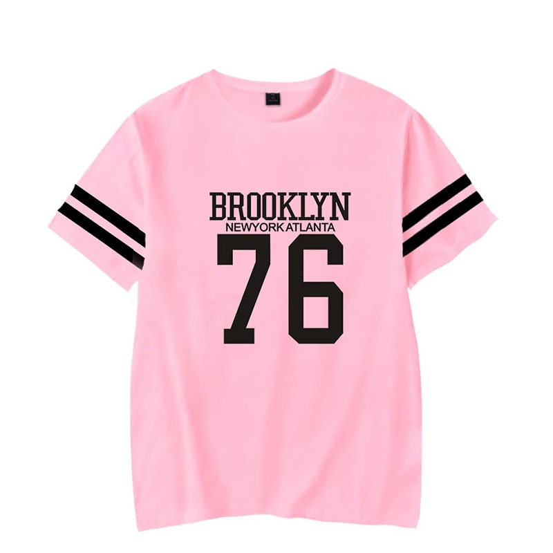 BROOKLYN 76 T-shirts Print Summer Fashion Hip Hop Men Women T Shirts Casual Tee Shirt Short Sleeve Unisex Sport T-shirt Tops 4XL