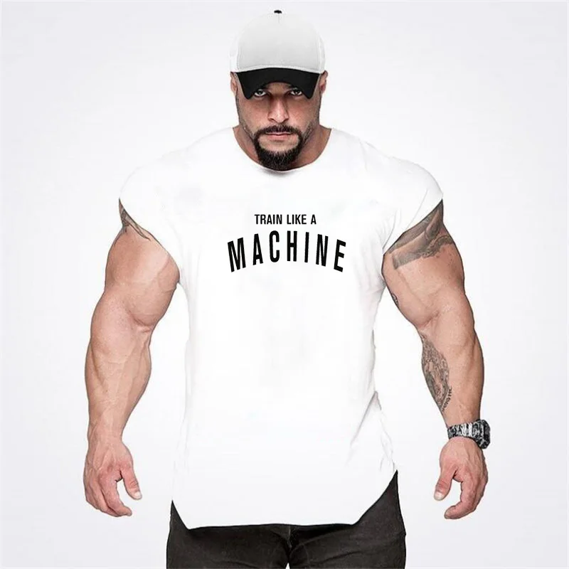 New Brand mens sleeveless shirts Summer men Tank Tops Gym Clothing Bodybuilding Undershirt Casual Fitness tanktops tees