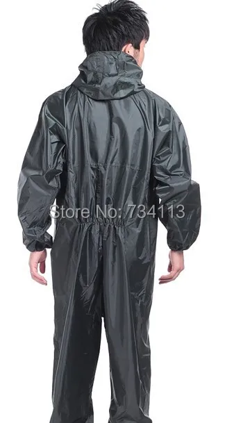 Waterproof work clothes Conjoined raincoats overalls motorcycle raincoat Protection clothing rain suit Dust-proof anti-paint